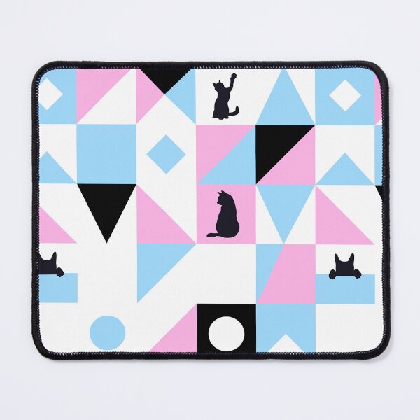 Item preview, Cats pattern blue and pink designed and sold by ElenSolo.
