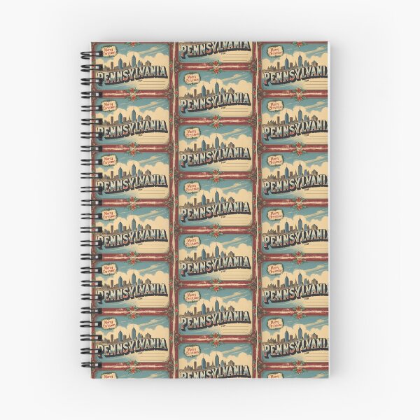 Item preview, Merry Christmas From Pennsylvania USA Postcard Greetings Retro Travel Vintage designed and sold by TravelPostcardGems.