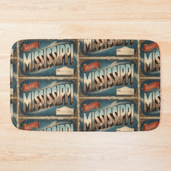 Item preview, Merry Christmas From Mississippi USA Postcard Greetings Retro Travel Vintage designed and sold by TravelPostcardGems.