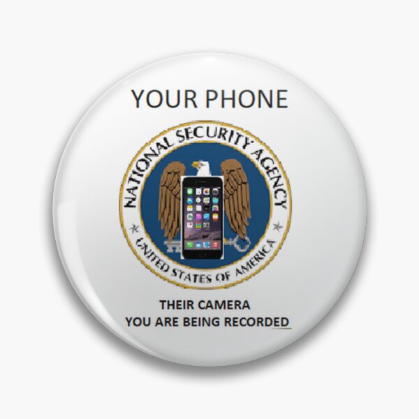 Item preview, NSA Camera warning for cel phone designed and sold by AK Designs LLC of New Hampshire.