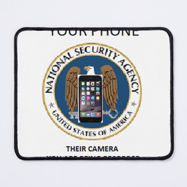 Item preview, NSA Camera warning for cel phone designed and sold by AK Designs LLC of New Hampshire.