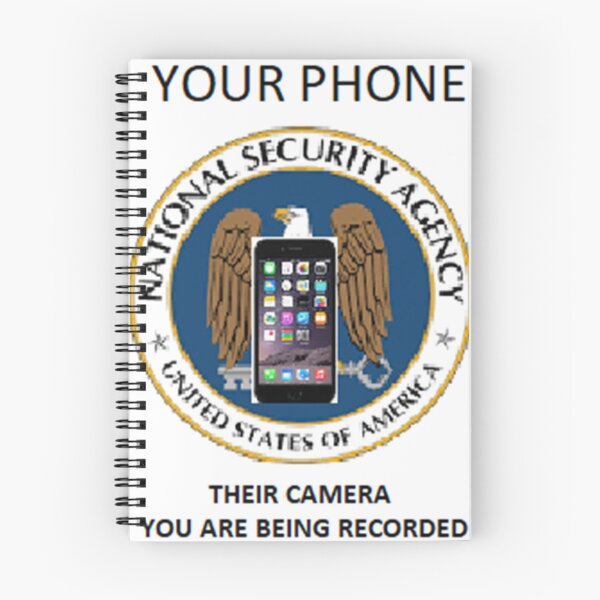 Item preview, NSA Camera warning for cel phone designed and sold by AK Designs LLC of New Hampshire.