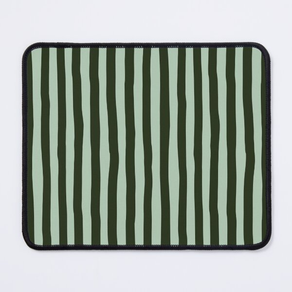 Item preview, Light Green & Dark Green Wonky Stripes designed and sold by KSimpson838.