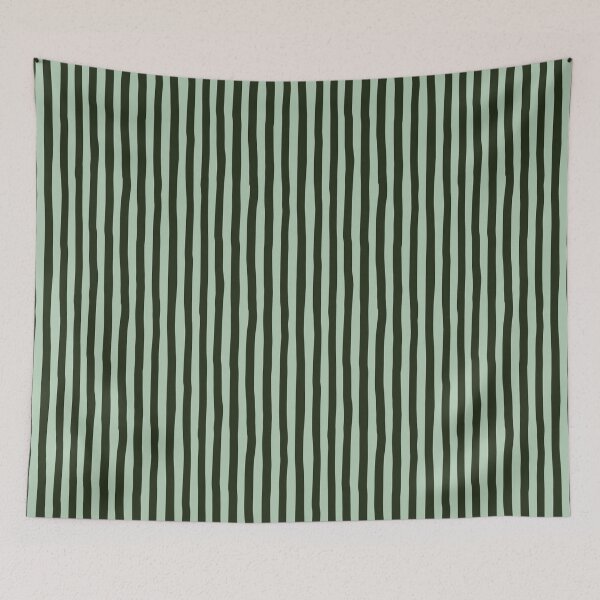Item preview, Light Green & Dark Green Wonky Stripes designed and sold by KSimpson838.