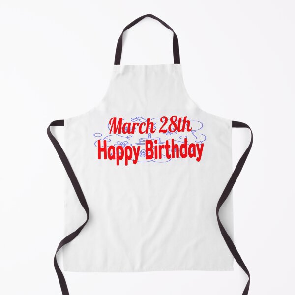Item preview, March 28th, Happy birthday designed and sold by Sujinthaiart.