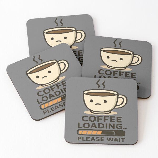Item preview, Coffee Loading… Please Wait – Funny Morning Coffee Design designed and sold by GRYFFWEAR.