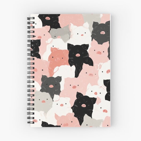 Item preview, Piglet Crowd Pattern: Pop Art Minimalist Pig Repeat Design designed and sold by casualnature.