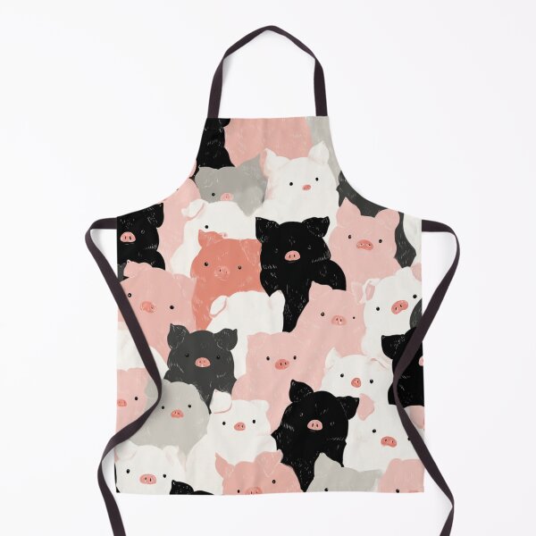 Item preview, Piglet Crowd Pattern: Pop Art Minimalist Pig Repeat Design designed and sold by casualnature.