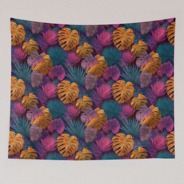 Item preview, Bold Flourishing Tropical Flower Print For Fall Celebration designed and sold by RoyalStarsPatts.