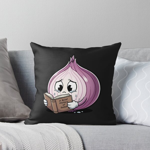 Item preview, Crying Onion Reading – Cute Funny Vegetable Character designed and sold by hn79.