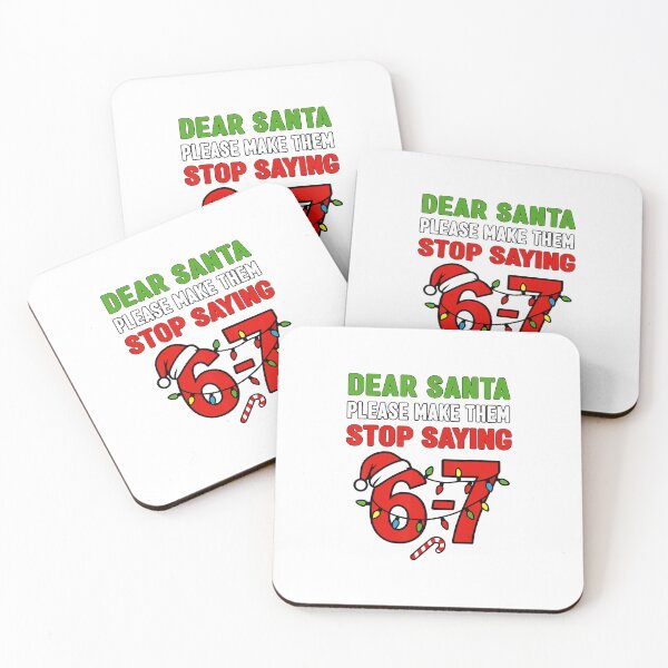 Item preview, Dear Santa 67 Funny Christmas Six Seven 67 Wo Pajama  designed and sold by JEFDodsonArt.
