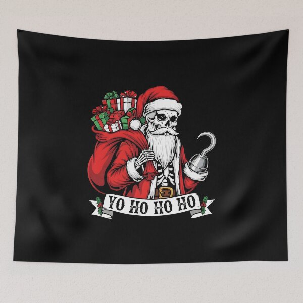 Item preview, Pirate Santa Claus - Funny Christmas Yo Ho Ho Xmas designed and sold by BakeryDozen.