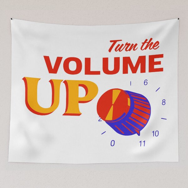 Item preview, TURN THE VOLUME UP designed and sold by oddwonders.