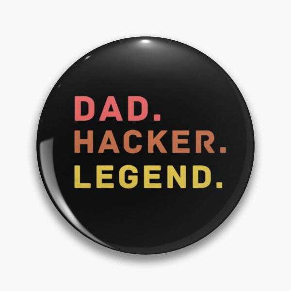 Item preview, Dad Hacker Legend – Funny Cybersecurity & IT Dad Design for Tech Pros designed and sold by tshirtfever.