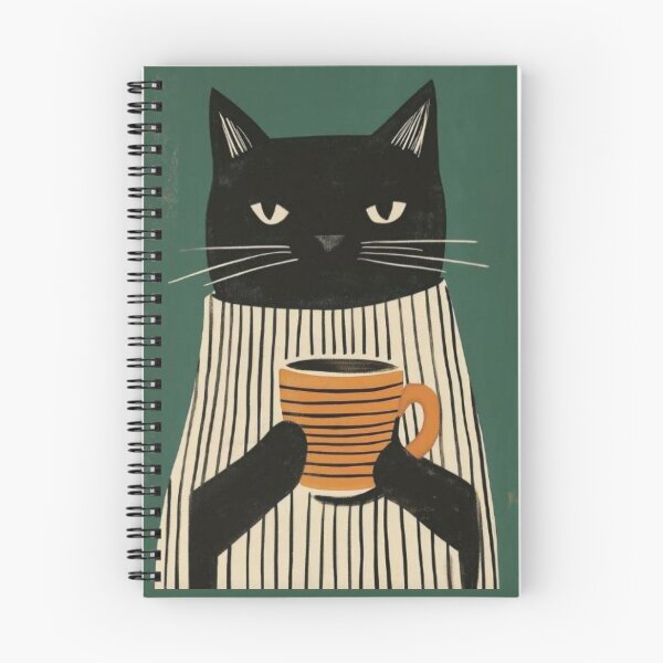 Item preview, Coffee Cat Wall Art  designed and sold by GraphicMondaze.