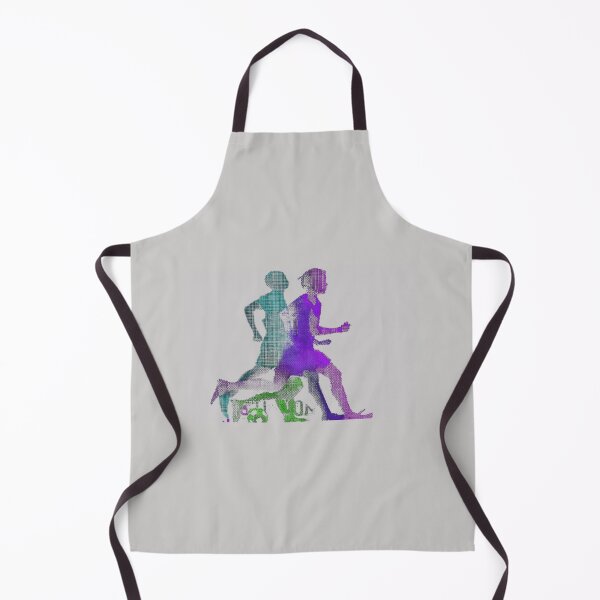 Item preview, Colorful Running Silhouette – Halftone Athlete Art designed and sold by Cairo-Ink.