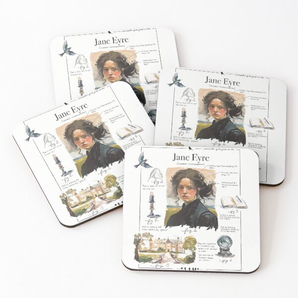 Item preview, Jane Eyre – Character Field Guide Illustration designed and sold by TT Design & Creative Studio.
