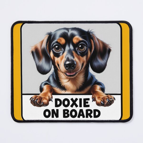 Item preview, Doxie On Board - Cute Dachshund Dog Car Sign designed and sold by SolaoLab.