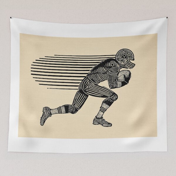 Item preview, Football Player in Motion designed and sold by lautir.