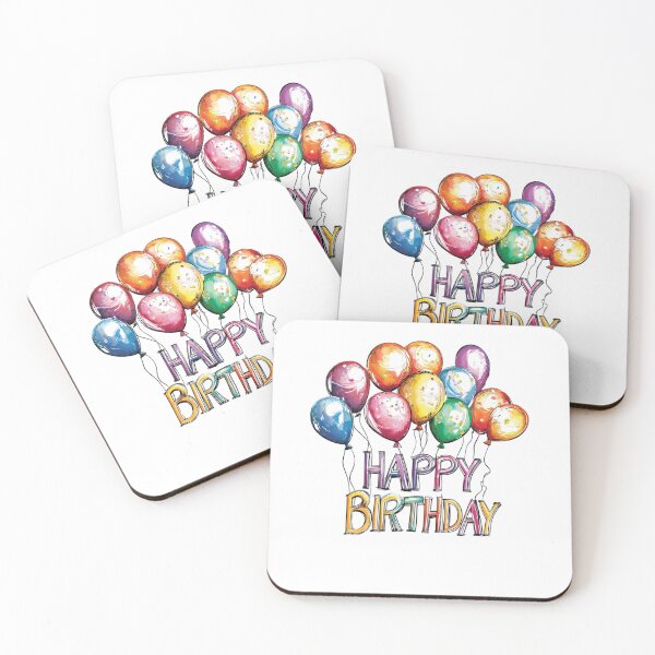 Item preview, Watercolor Happy Birthday designed and sold by OutbreakDesigns.
