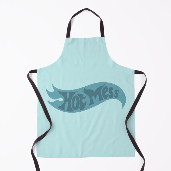Item preview, Hot mess - funny, retro, blue designed and sold by aziza-doodles.