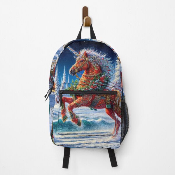 Item preview, Festive Unicorn Sleigh designed and sold by M-Y-A-R-T-.