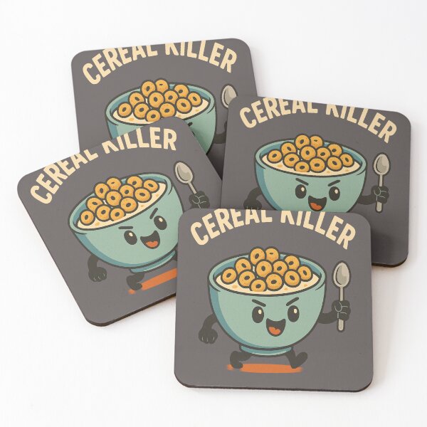 Item preview, Cereal Killer – Funny Breakfast Bowl Cartoon Design designed and sold by GRYFFWEAR.