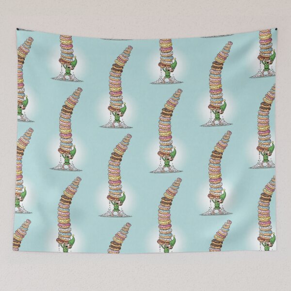 Item preview, Elf Balancing Donuts designed and sold by Itsheartshop.