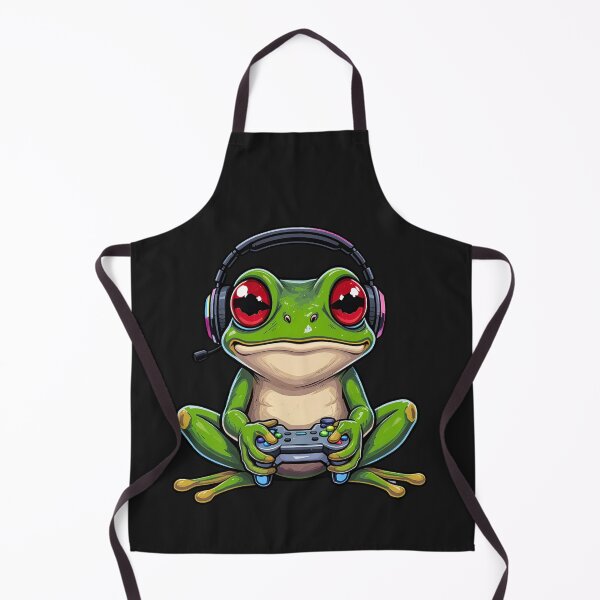 Item preview, Gamer Frog | RGB Cartoon Player designed and sold by ColorSplash123.