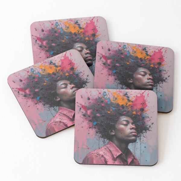 Item preview, Creative mind: Abstract explosion of color in thought designed and sold by Mianku | Für das Leben.