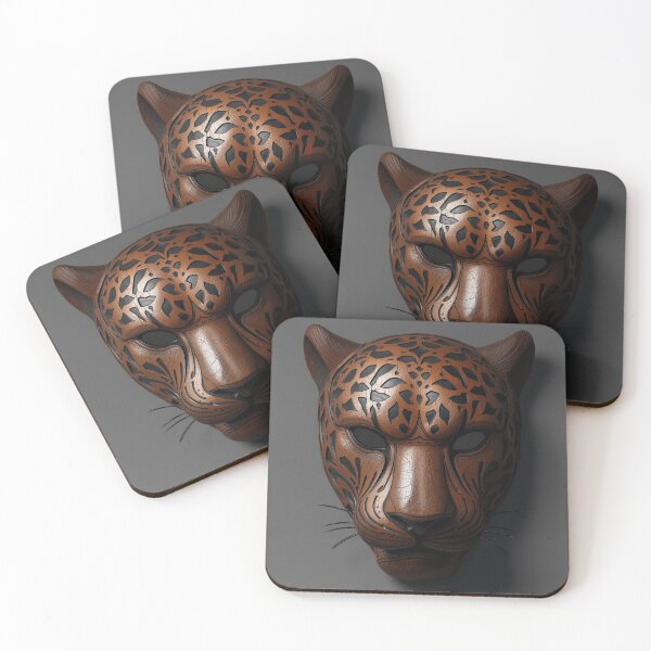 Item preview, Ancestral Mask — Jaguar Identity Perception  Symbolic Control Art designed and sold by SavannaStrikes.
