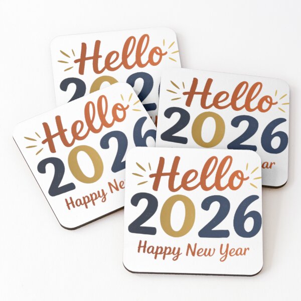 Item preview, Hello 2026 Happy New Year – Bold Festive Typography Design designed and sold by BABUSHOP5.