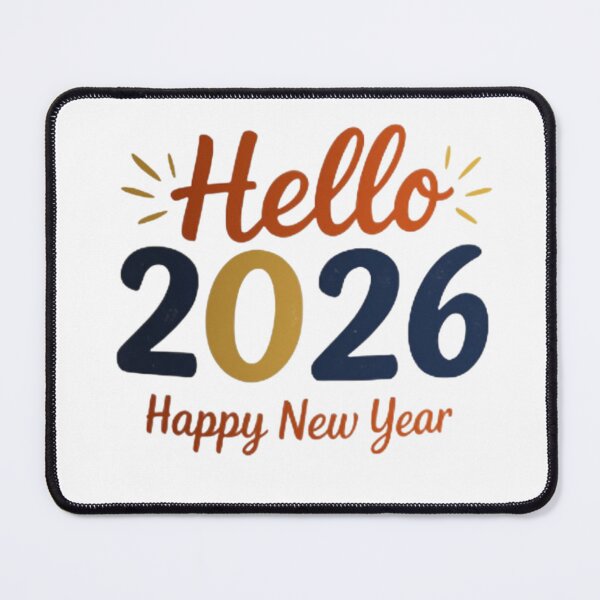 Item preview, Hello 2026 Happy New Year – Bold Festive Typography Design designed and sold by BABUSHOP5.
