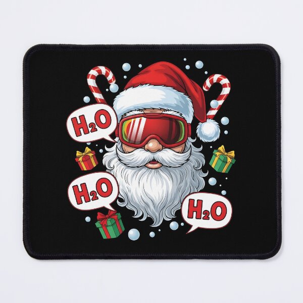 Item preview, Santa Scuba Diving Equipment Funny Scuba Diver Christmas designed and sold by BakeryDozen.