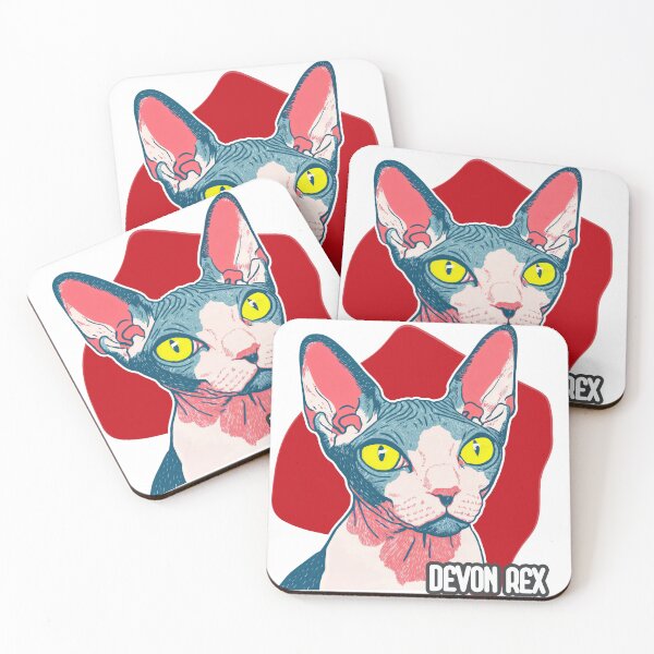 Item preview, Devon Rex Pop Art: Curly Whiskers and Bold Stare designed and sold by ForeverPrintsOK.