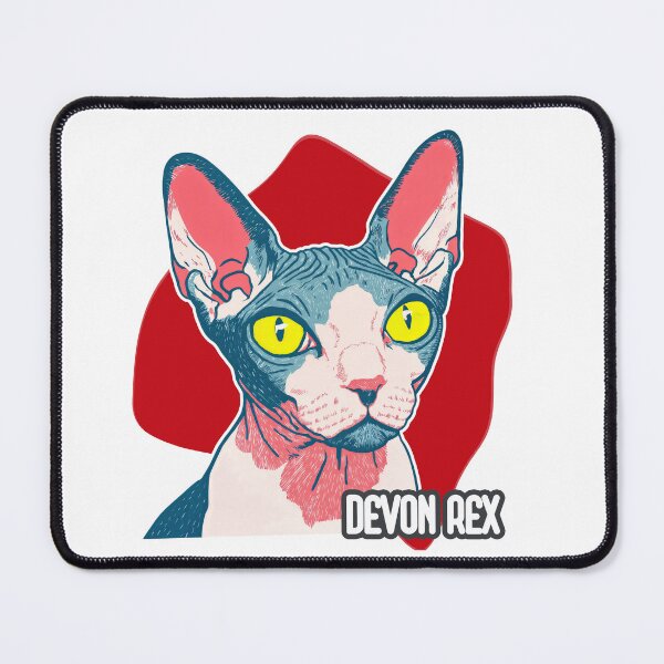 Item preview, Devon Rex Pop Art: Curly Whiskers and Bold Stare designed and sold by ForeverPrintsOK.