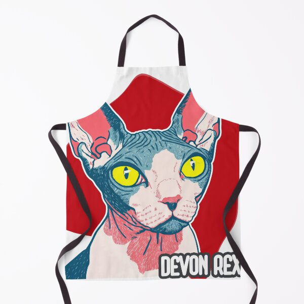 Item preview, Devon Rex Pop Art: Curly Whiskers and Bold Stare designed and sold by ForeverPrintsOK.