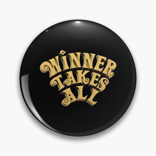 Item preview, Vintage Halftone Winner Takes All Typography designed and sold by trepiu.