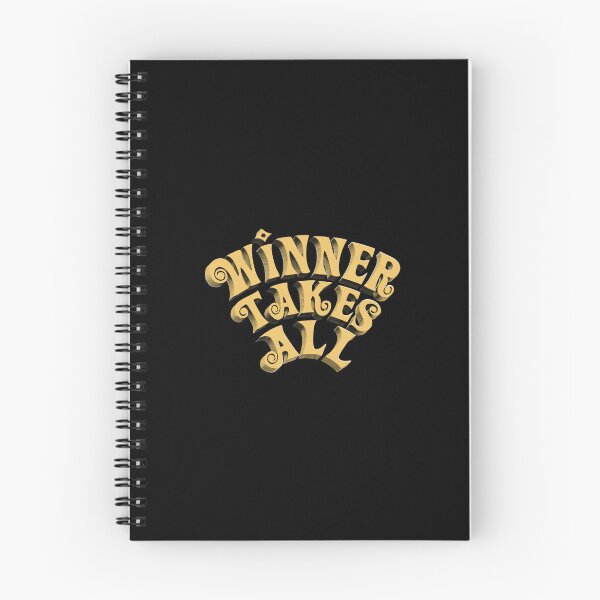 Item preview, Vintage Halftone Winner Takes All Typography designed and sold by trepiu.