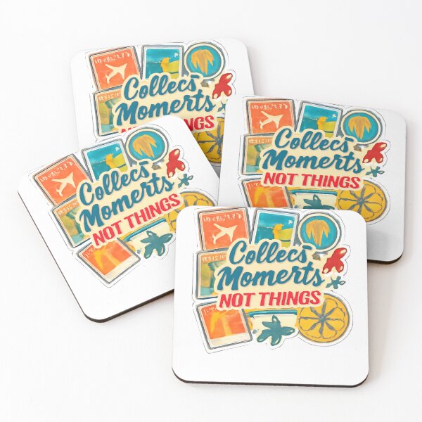 Item preview, Collect Moments, Not Things Adventure Vintage Travel designed and sold by Retro-Anime9.