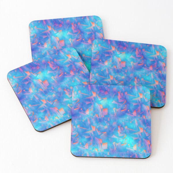 Item preview, Kaleidoscopic depth in cyan designed and sold by Sigtrix.