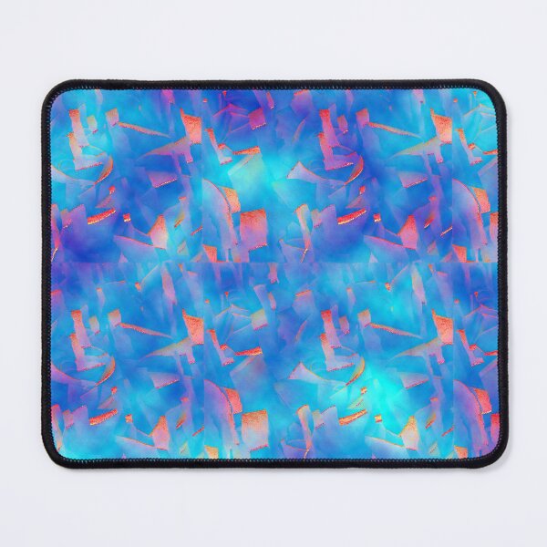 Item preview, Kaleidoscopic depth in cyan designed and sold by Sigtrix.