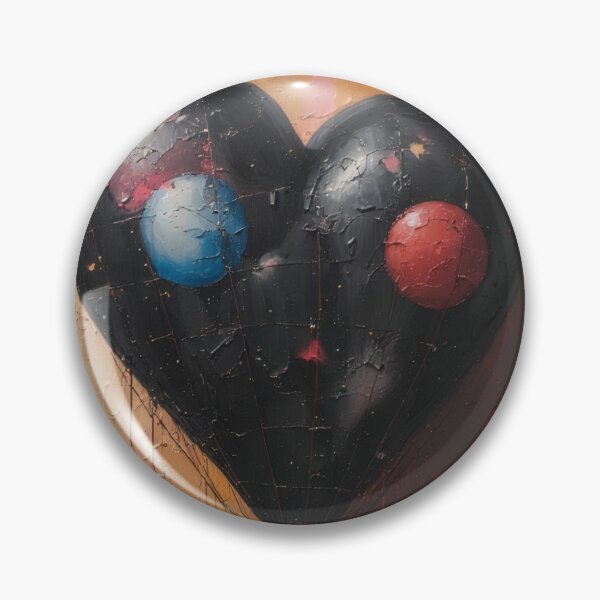 Item preview, Heart-shaped balloon in abstract oil painting designed and sold by Mianku | Für das Leben.