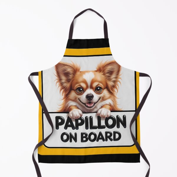 Item preview, Papillon On Board - Cute Dog Car Sign designed and sold by SolaoLab.