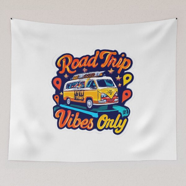 Item preview, Road Trip Vibes Only Adventure Vintage Travel designed and sold by Retro-Anime9.