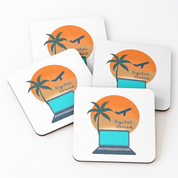 Item preview, Digital Nomad Sunset Travel Design designed and sold by Yogabyadeola.