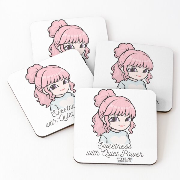 Item preview, Pastel Power Crew Kawaii Pastel Aesthetic Girl – Sweetness with Quiet Power Design designed and sold by P-L-Sardines.