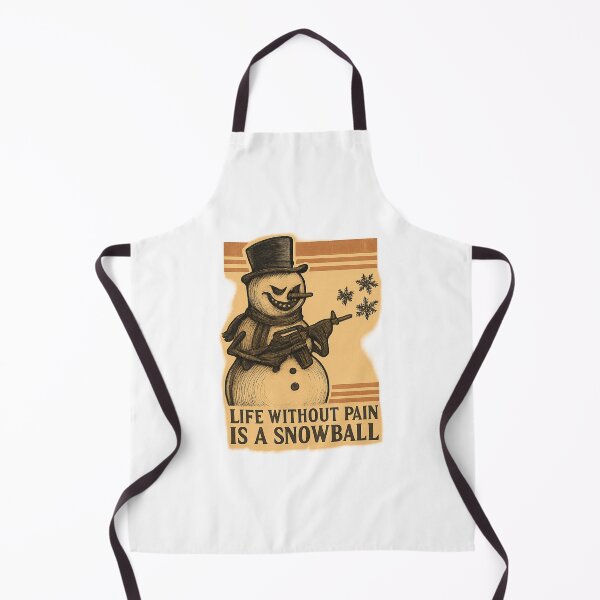 Item preview, Evil Snowman Shoots Snowflakes – Vintage Dark Humor Christmas Shirt designed and sold by GorinART.