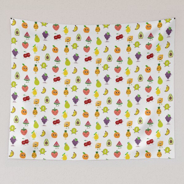 Item preview, Colorful Fruit Pattern | Cute Aesthetic Fruit Design | Modern Food Illustration designed and sold by Flair-Fashion.