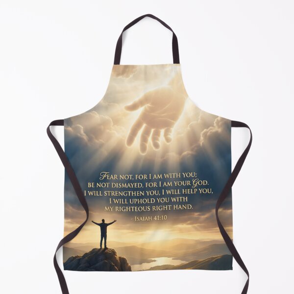 Item preview, Scripture Poster – Isaiah 41:10 Inspirational Wall Art designed and sold by AbstractAuraArt.